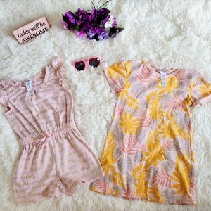 Bundle Girl's dress and romper